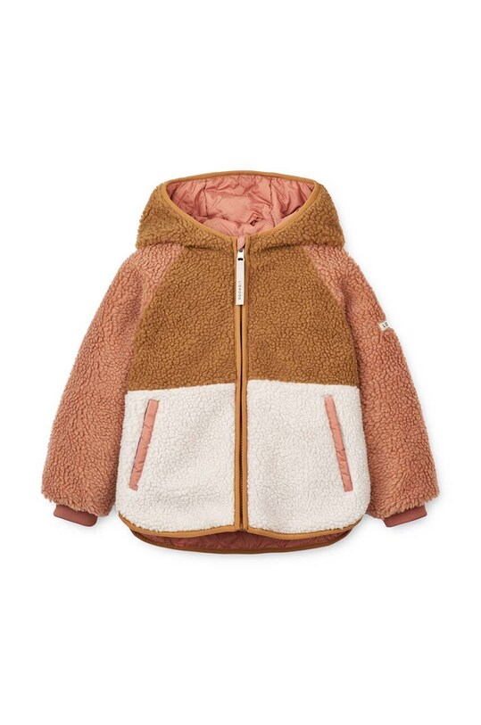 Αναστρέψιμο παιδικό μπουφάν Liewood πορτοκαλί LW17576