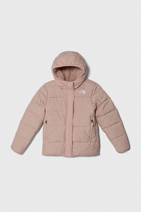 Dječja pernata jakna The North Face G DOWN FLEECE LINED PARKA Planet friendly roza NF0A82Y9