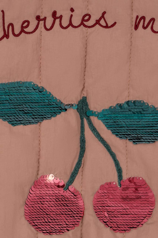 DÍVKA Dětská bomber bunda Konges Sløjd KS6422.G růžová