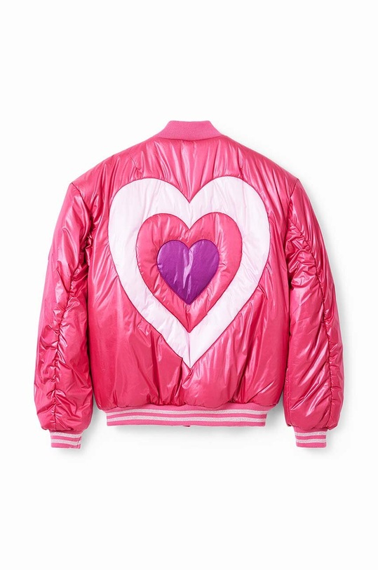 Fete Desigual geaca bomber pentru copii 23WGEW02 roz