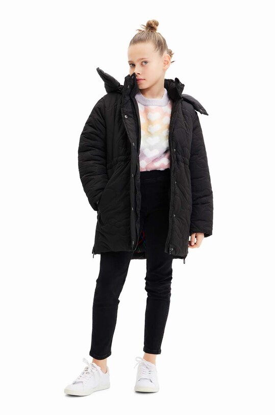 Detská bunda Desigual zateplené zelená 23WGEW03