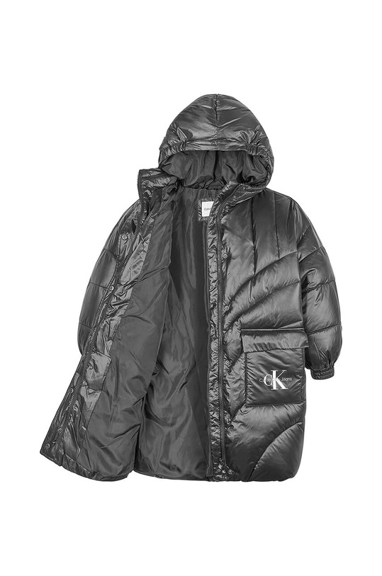 Dziewczynka Calvin Klein Jeans kurtka dziecięca IG0IG02238.9BYX czarny