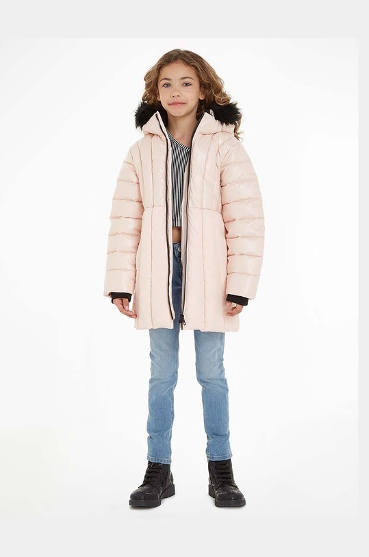 Calvin Klein Jeans kurtka dziecięca pozostałe różowy IG0IG02242.9BYX
