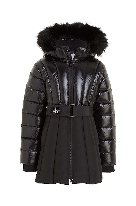 Dětská bunda Calvin Klein Jeans IG0IG02242.9BYX černá AW23