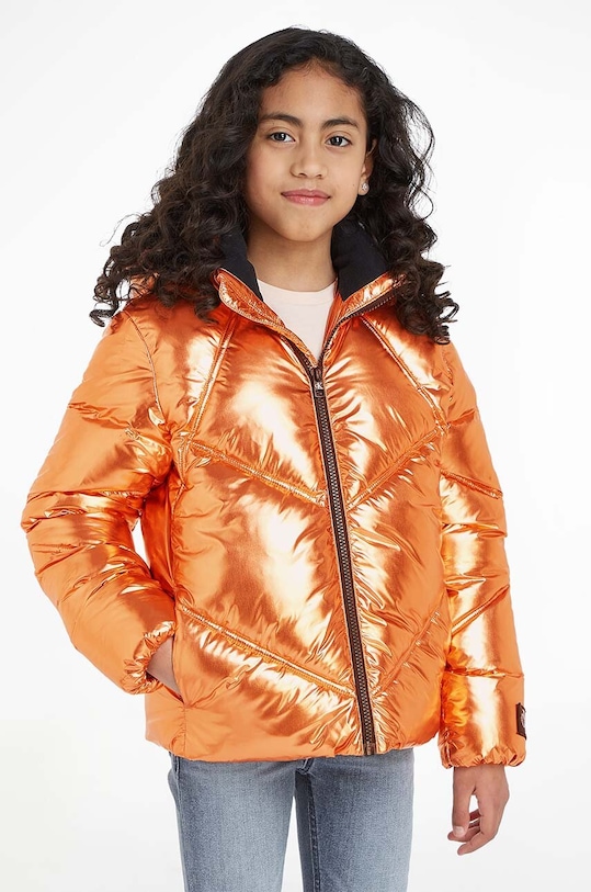 Calvin Klein Jeans kurtka dziecięca pozostałe brązowy IG0IG02243.9BYX