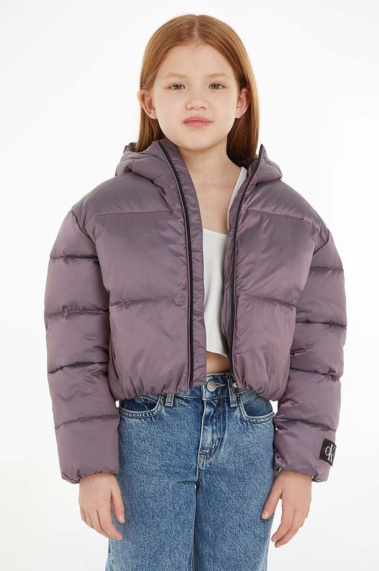 Calvin Klein Jeans gyerek dzseki szigetelt szürke IG0IG02246.9BYX