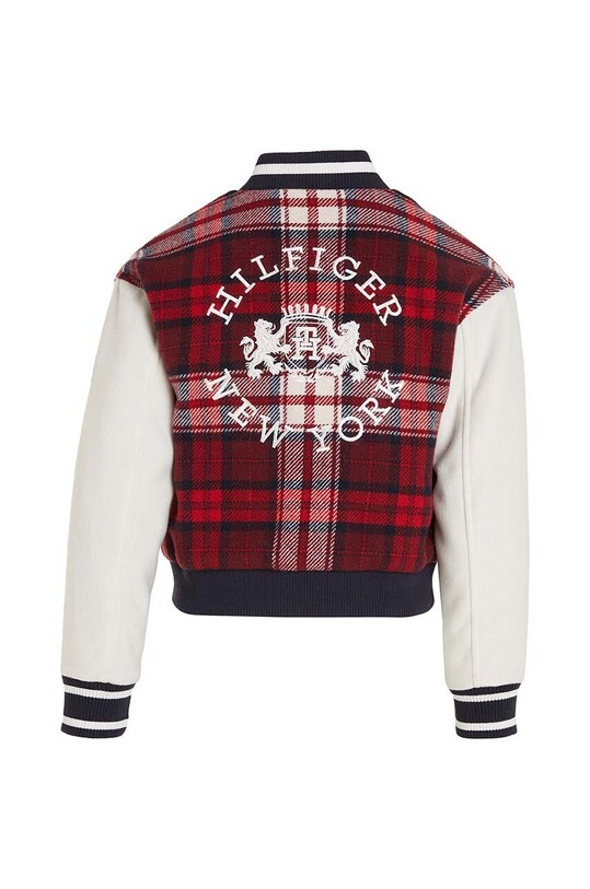 Девочка Детская куртка-бомбер с примесью шерсти Tommy Hilfiger KG0KG07543.128.176.9BYX красный