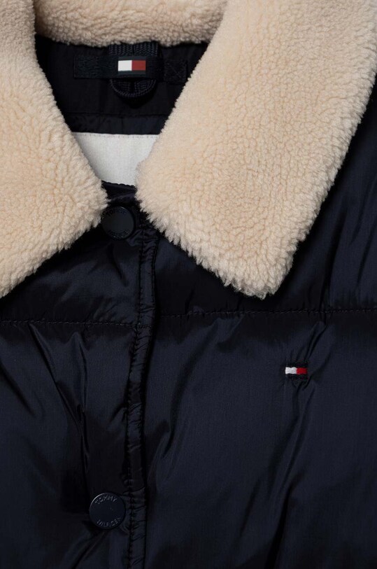 Dziewczynka Tommy Hilfiger kurtka dziecięca KG0KG07547.128.176.9BYX granatowy