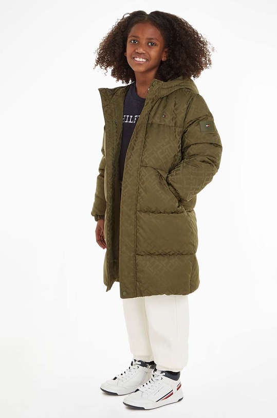 Παιδικό μπουφάν Tommy Hilfiger άλλο πράσινο KS0KS00524.9BYX
