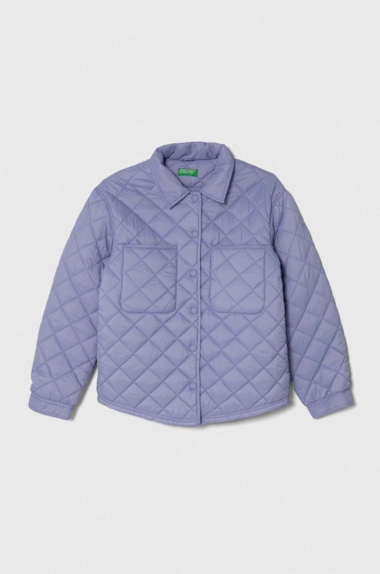 United Colors of Benetton kurtka dziecięca bez kaptura fioletowy 2MJACN02N.G.SEASONAL