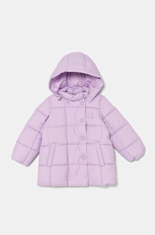 Дитяча куртка United Colors of Benetton з утепленням фіолетовий 2WU0GN01H.P.SEASONAL