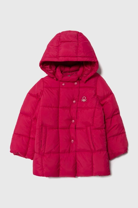Dětská bunda United Colors of Benetton s podšívkou fialová 2WU0GN01H.P.SEASONAL