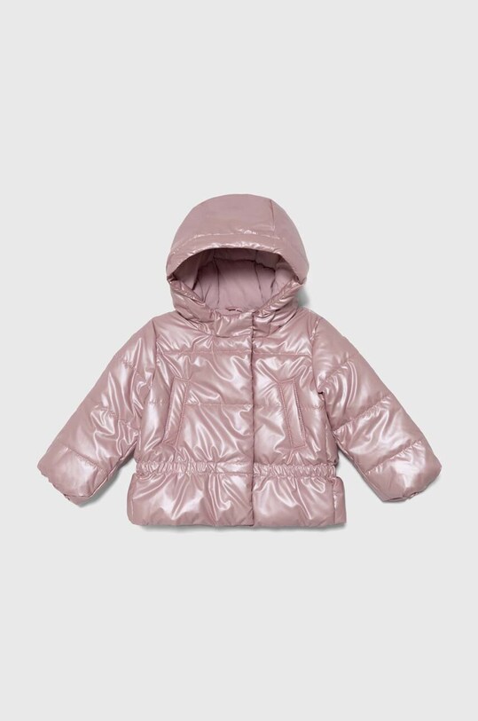 Дитяча куртка United Colors of Benetton з утепленням рожевий 22Z0GN01Q.P.SEASONAL