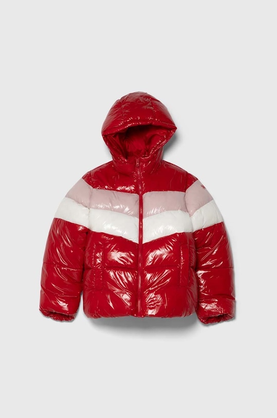 Dětská bunda United Colors of Benetton s podšívkou červená 2O3ACN02P.G.SEASONAL