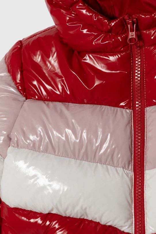 Dievča Detská bunda United Colors of Benetton 2O3AGN01P.P.SEASONAL červená