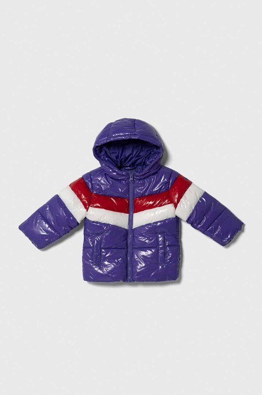 Дитяча куртка United Colors of Benetton з утепленням фіолетовий 2O3AGN01P.P.SEASONAL