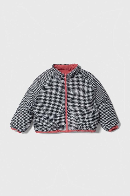 Дитяча двостороння куртка United Colors of Benetton 2TPXCN02S.G.SEASONAL рожевий AW23