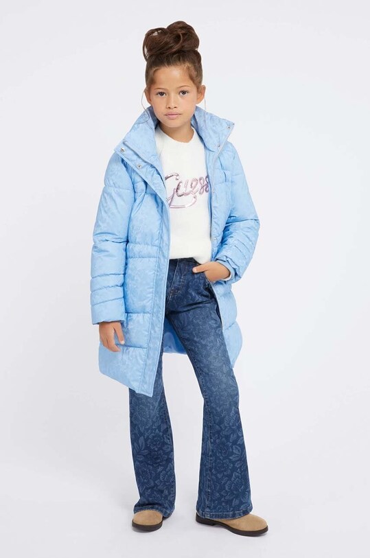 Guess kurtka dziecięca pozostałe niebieski J3BL07.WFRO0.9BYX