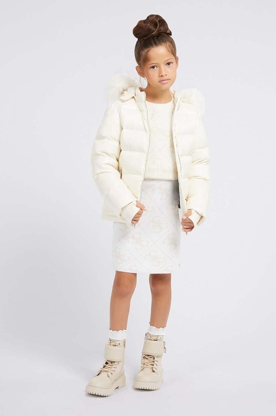 Παιδικό μπουφάν με πούπουλα Guess άλλο μπεζ J3BL12.WB080.9BYX