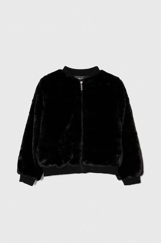 Детско яке бомбър Guess J3BL13.WCFX0.9BYX черен AW23