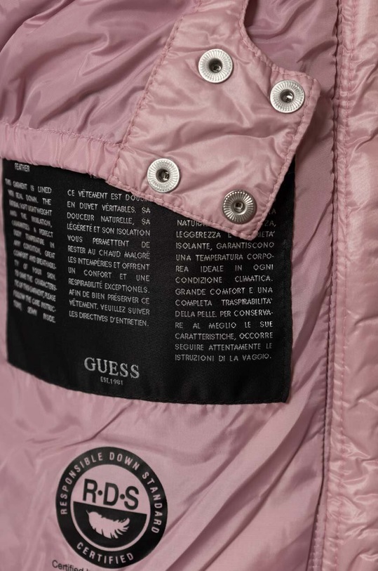 Dziewczynka Guess kurtka puchowa dziecięca K3BL06.WB080.9BYX różowy