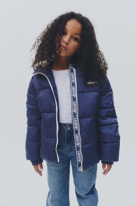 Детская куртка Levi's с утеплением голубой 3EH930