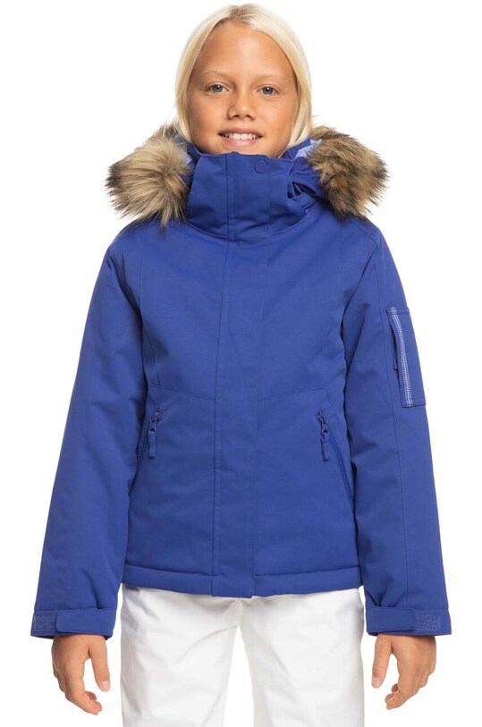Дитяча гірськолижна куртка Roxy MEADE GIRL JK SNJT з утепленням блакитний ERGTJ03157