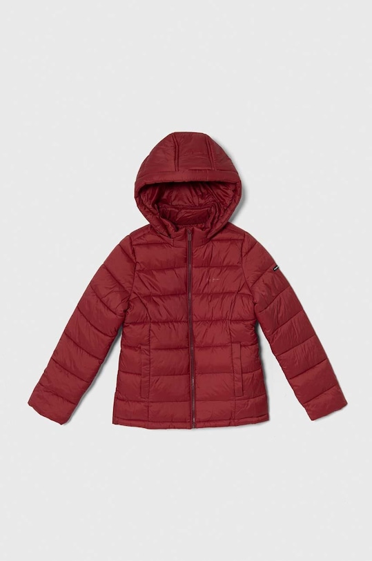 Detská bunda Pepe Jeans zateplené burgundské PG401092
