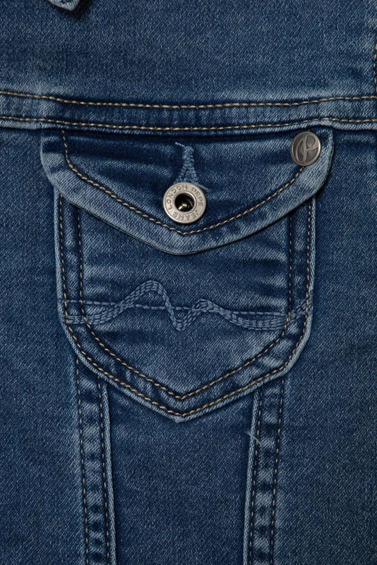 Fete Pepe Jeans geacă din denim pentru copii New Berry PG401046JS0 albastru