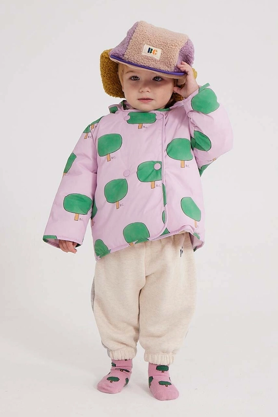 Jakna za bebe Bobo Choses Planet friendly roza 223AB099