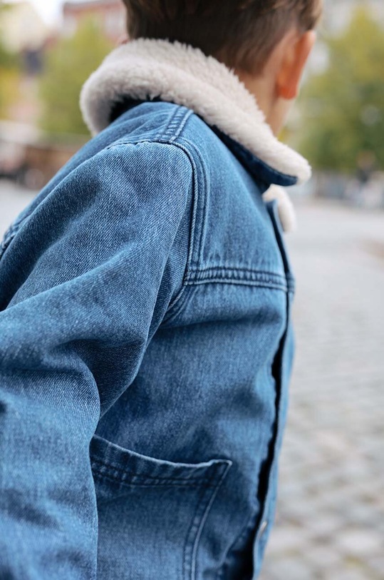 Konges Sløjd kurtka jeansowa dziecięca KS5409 niebieski