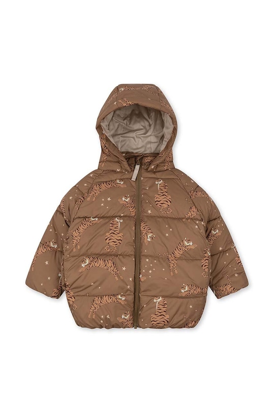 Dětská bunda Konges Sløjd KS5452 hnědá AW23