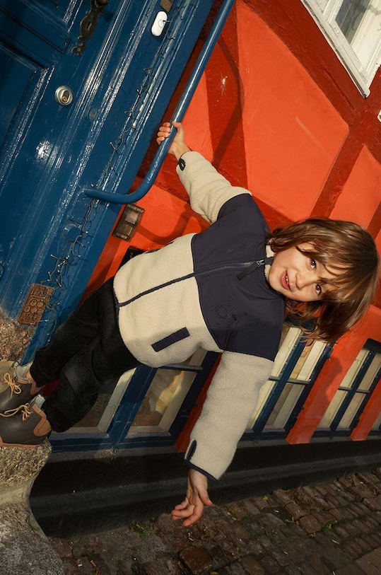 Konges Sløjd kurtka dziecięca bez kaptura beżowy KS5630