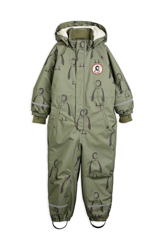 Mini Rodini salopete de iarna pentru copii cu captuseala verde 1100008575