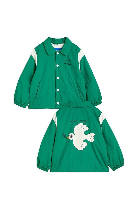 Παιδικό μπουφάν Mini Rodini Mini Rodini x Wrangler 2381010275 πράσινο AW23