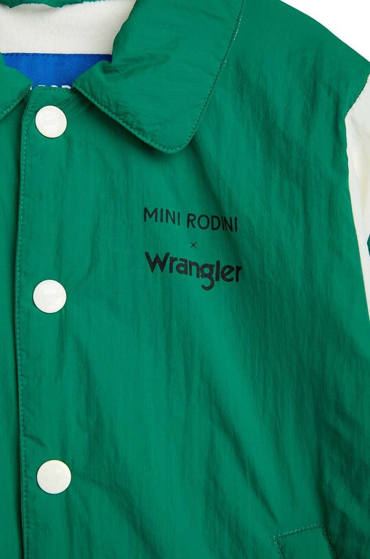 Дитяча куртка Mini Rodini Mini Rodini x Wrangler 2381010275 зелений