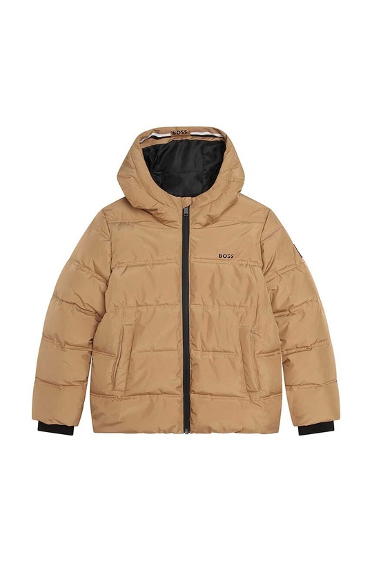 Παιδικό μπουφάν BOSS J26518.162.174 μπεζ AW23