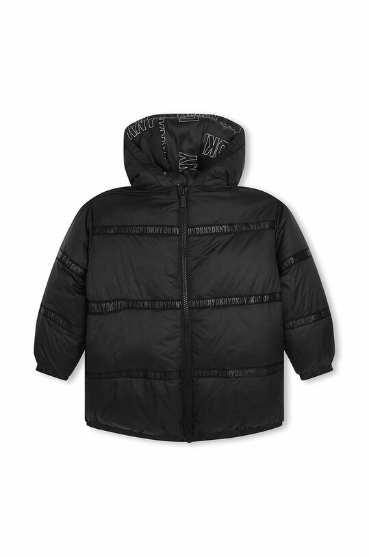 Дитяча двостороння куртка Dkny D36687.114.150 чорний AW23