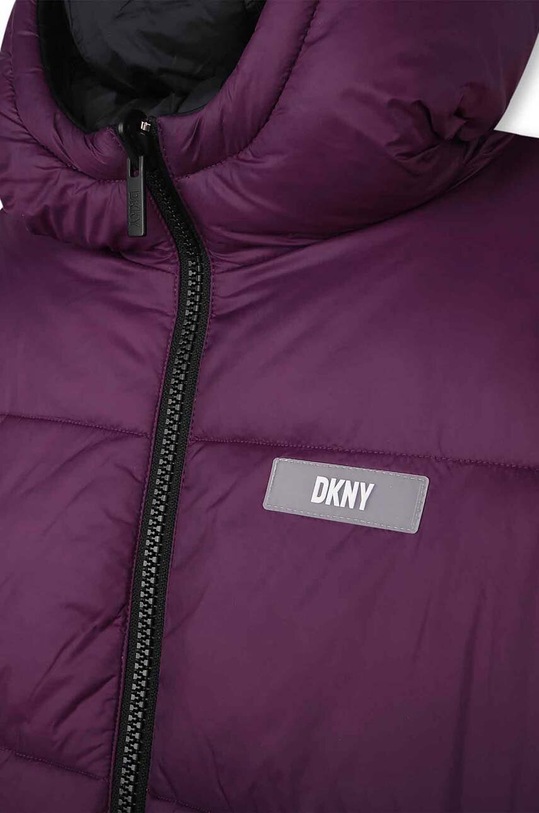 Dkny kurtka dwustronna dziecięca D56000.114.150 fioletowy