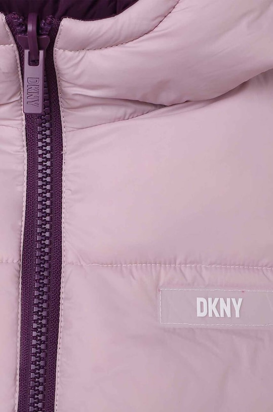 Dětská oboustranná vesta Dkny D56001.162.174 fialová