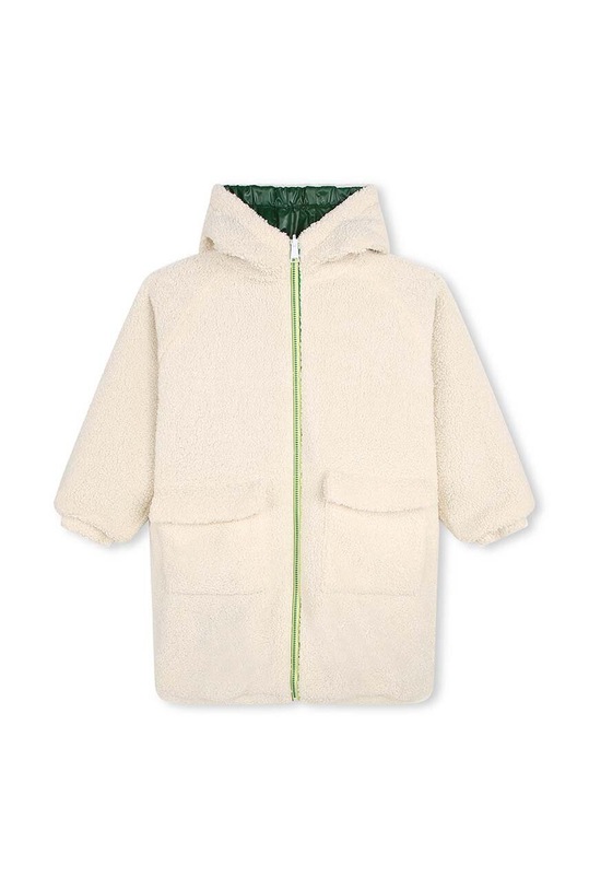 Αναστρέψιμο παιδικό μπουφάν Karl Lagerfeld πράσινο Z16162.162.174