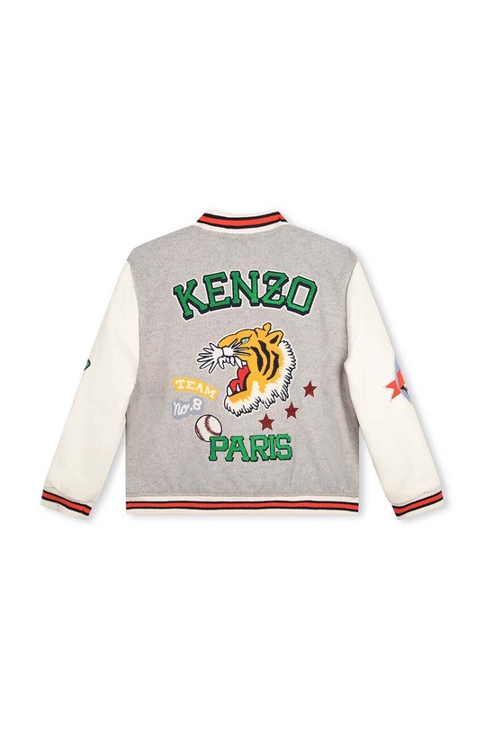 Kenzo Kids geaca bomber pentru copii K26096 gri AW23