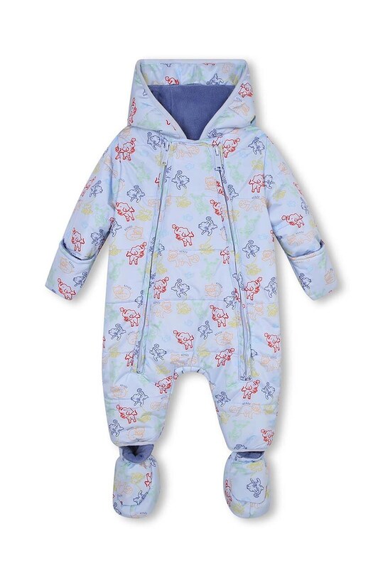 Kenzo Kids salopete de iarna pentru copii cu captuseala albastru K96008
