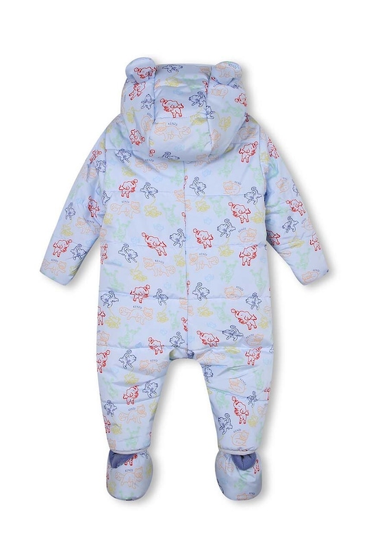 Chłopiec Kenzo Kids kombinezon zimowy dziecięcy K96008 niebieski