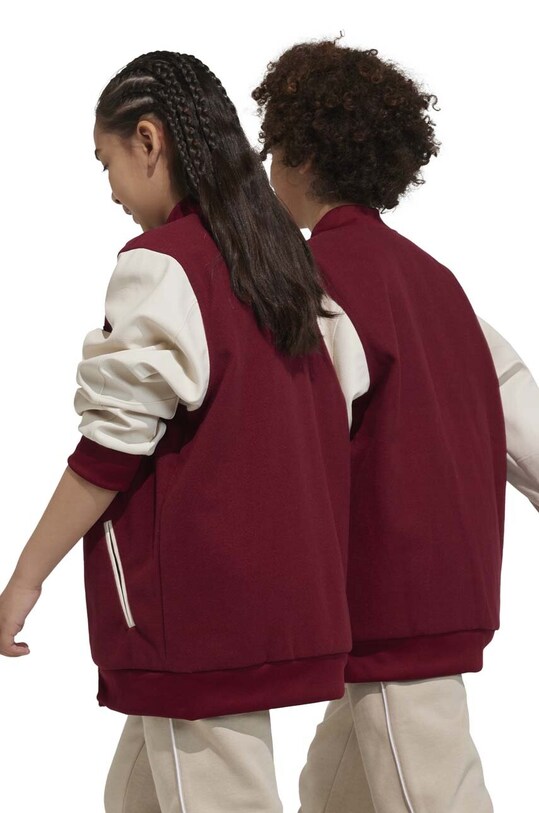 Detská bunda bomber adidas Originals IJ9777 červená