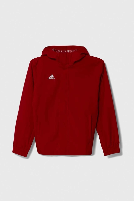 Detská bunda adidas Performance ENT22 AW JKTY nezateplené červená IK4013