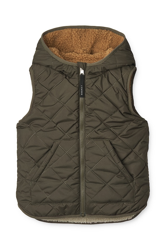 Dětská oboustranná vesta Liewood LW17127 zelená