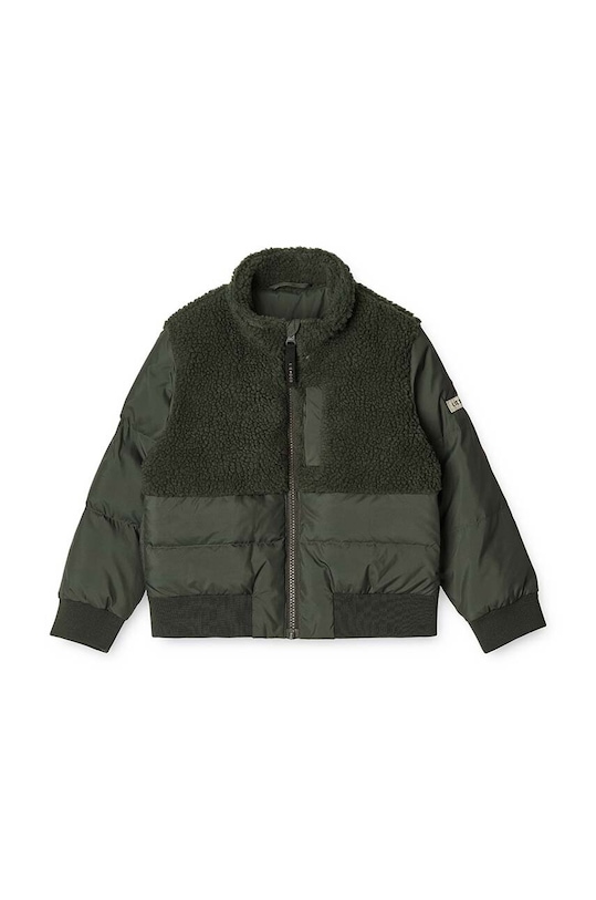 Dětská bunda Liewood s podšívkou zelená LW17772