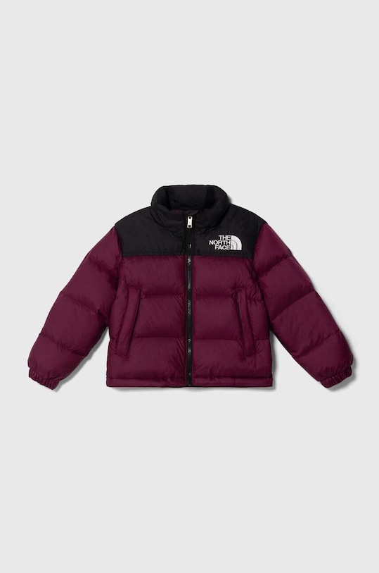 The North Face kurtka puchowa dziecięca 1996 RETRO NUPTSE JACKET bez kaptura fioletowy NF0A82UD