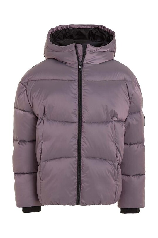 Παιδικό μπουφάν Calvin Klein Jeans IB0IB01818.9BYX γκρί AW23